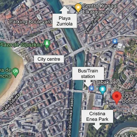 Centrico, Junto A Estacion De Bus/tren, Y Playas Appartement